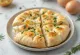 Paleo diyet hindistan cevizi unlu focaccia servis edilmiş