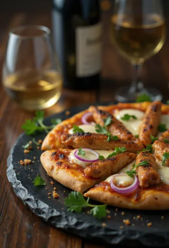 Servis edilmiş Pizza Ethiopian Style