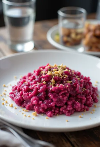 Vegan pancarlı risotto